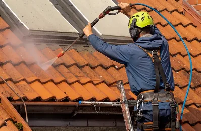 Démoussage et hydrofuge de toiture à Moûtiers